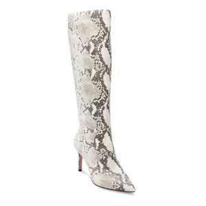 Steve Madden Kinga Natural Snake Skin Boot